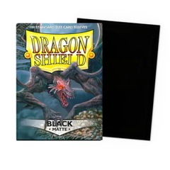 Dragon Shield Sleeves: Matte Black  (100ct)