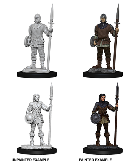 WizKids Deep Cuts Unpainted Minis: W10 Guards
