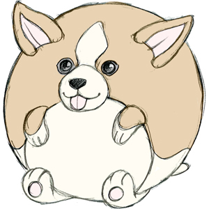 Mini Squishable Corgi • 7 Inch