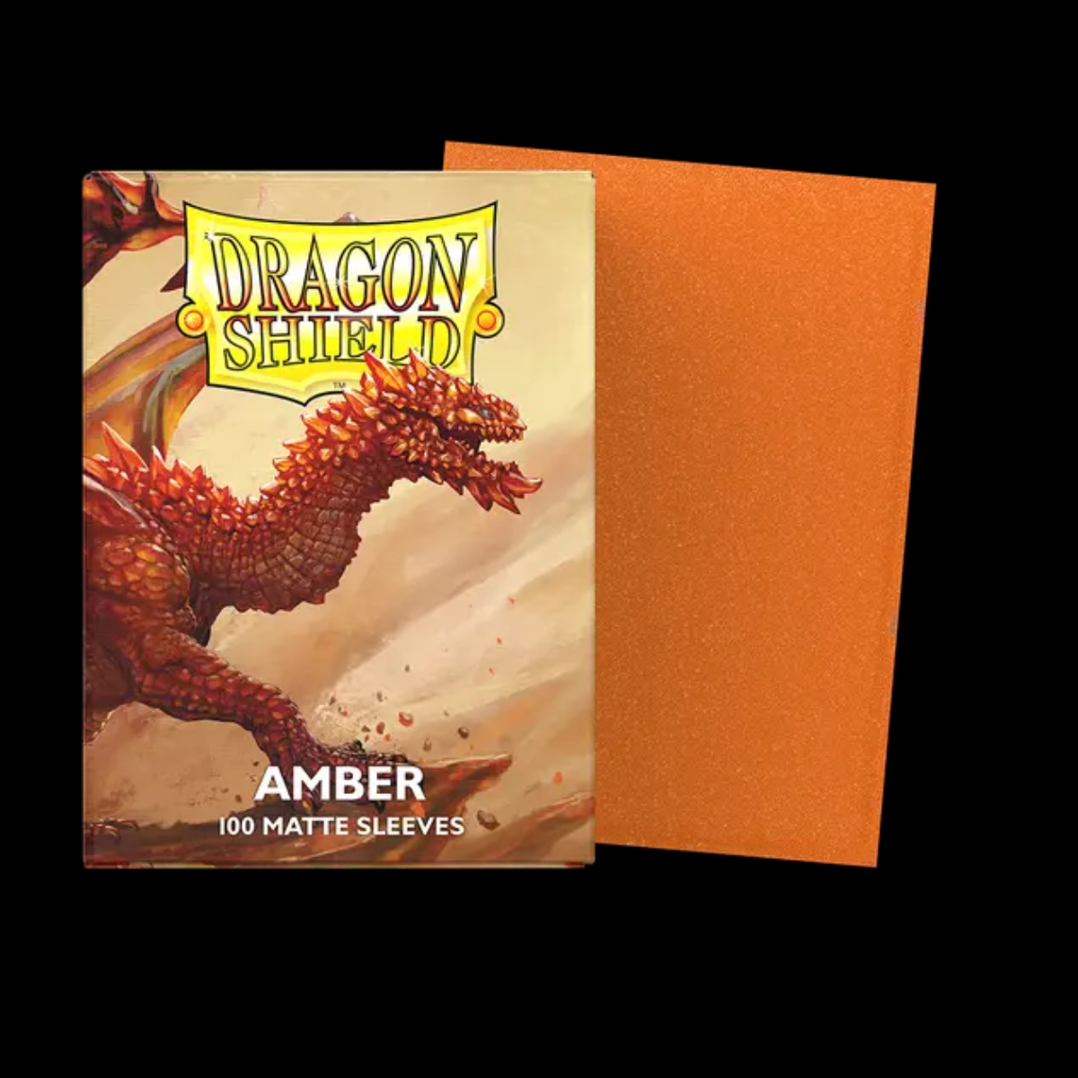 Dragon Shield Sleeves: Matte Amber (100ct)