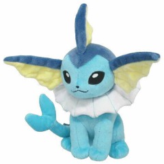 Sanei Pokemon All Star Collection PP110 Vaporeon Plush, 7.5