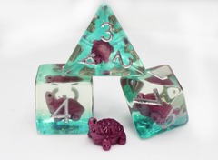 Gummy Turtle RPG Dice Set