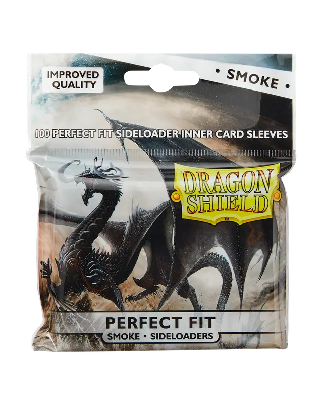 Dragon Shield Perfect Fit Sleeves: Side Load Smoke (100ct)