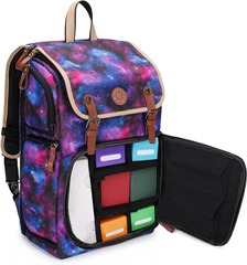 Enhance Gaming Trading Card Backpack Designer Edition (Galaxy Purple)