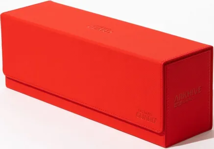 Ultimate Guard Deck Box: Arkhive 400+ Xenoskin Monocolor Red