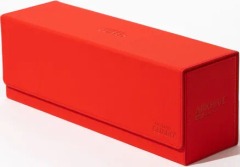 Ultimate Guard Deck Box: Arkhive 400+ Xenoskin Monocolor Red