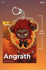 Gatherer's Tavern MTG Keychain - Angrath