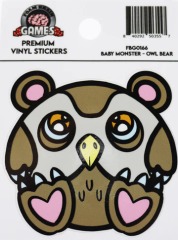 Baby Monster Sticker: Owl Bear