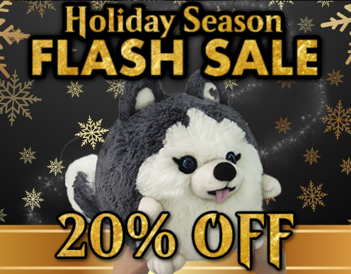 Mini Squishable Husky • 7 Inch