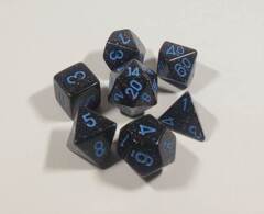 Speckled Blue Stars 7 Dice Set - CHX25338