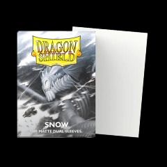 Dragon Shield Dual Matte Sleeves: Snow (100ct)