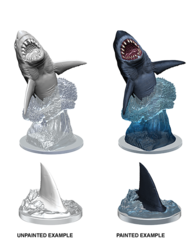 WizKids Deep Cuts Unpainted Minis: W9 Shark