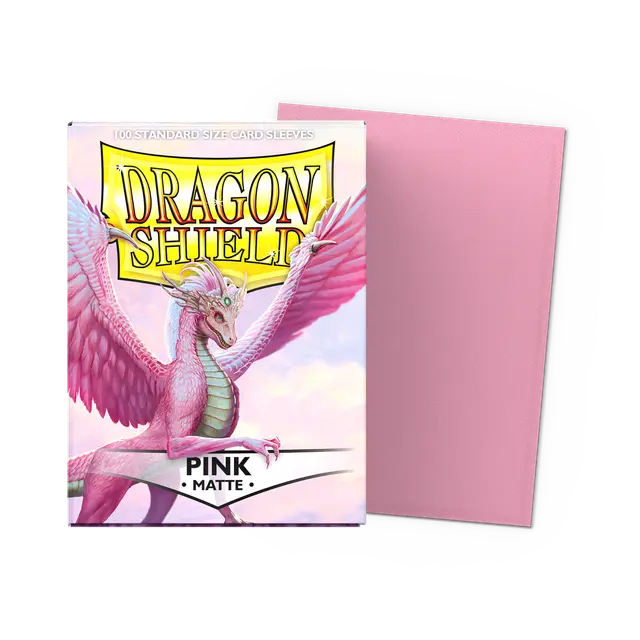 Dragon Shield Sleeves: Matte Pink (100ct)