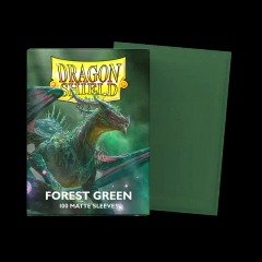 Dragon Shield Sleeves: Matte Forest Green (100ct)