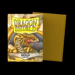 Dragon Shield Sleeves: Matte Gold  (100ct)