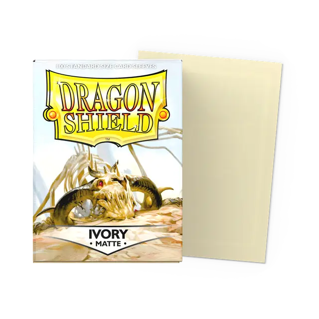 Dragon Shield Sleeves: Matte Ivory (100ct)
