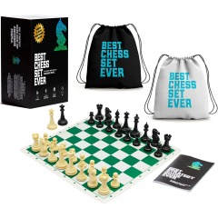 Best Chess Set Ever 4X Weighted Modern Pieces 20 x 20 Inches