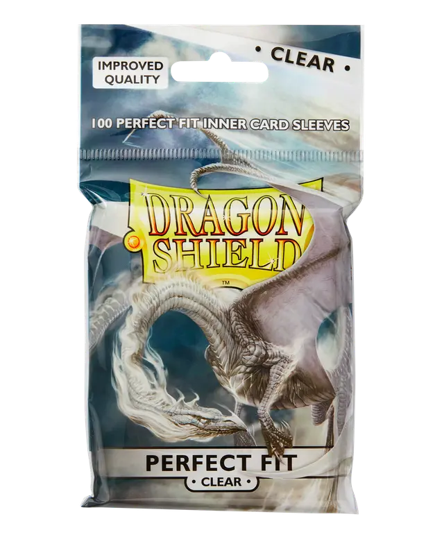 Dragon Shield Perfect Fit Sleeves: Top Load Clear (100ct)