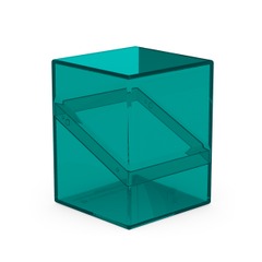 Ultimate Guard Deck Box: Boulder 100+ Clear Malachite