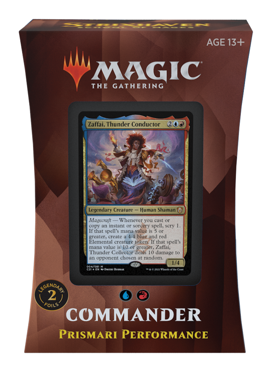 Strixhaven Commander 2021 Deck: Prismari Performance