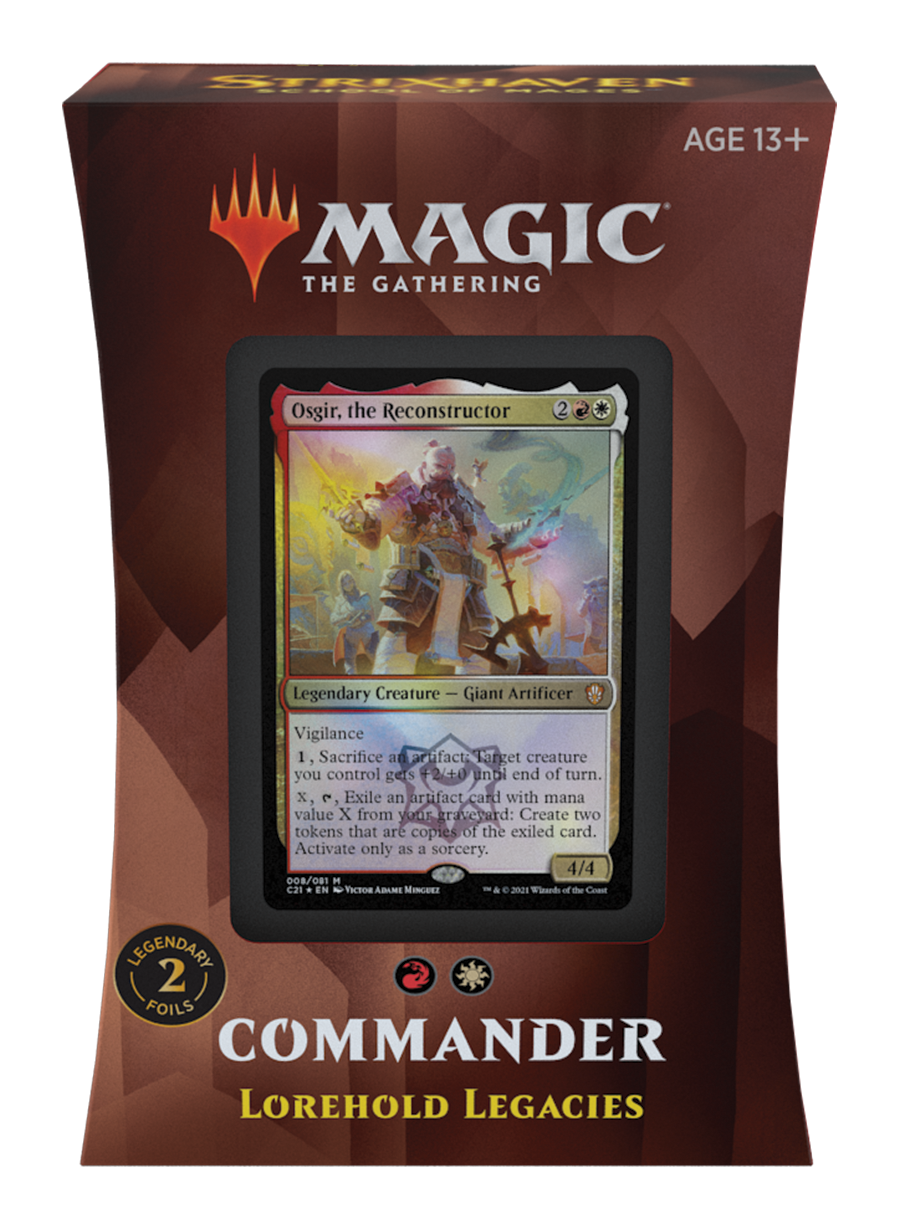 Strixhaven Commander 2021 Deck: Lorehold Legacies