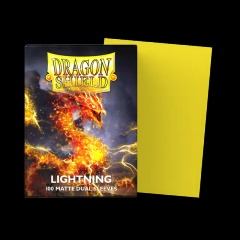 Dragon Shield Dual Matte Sleeves: Lightning (100ct)