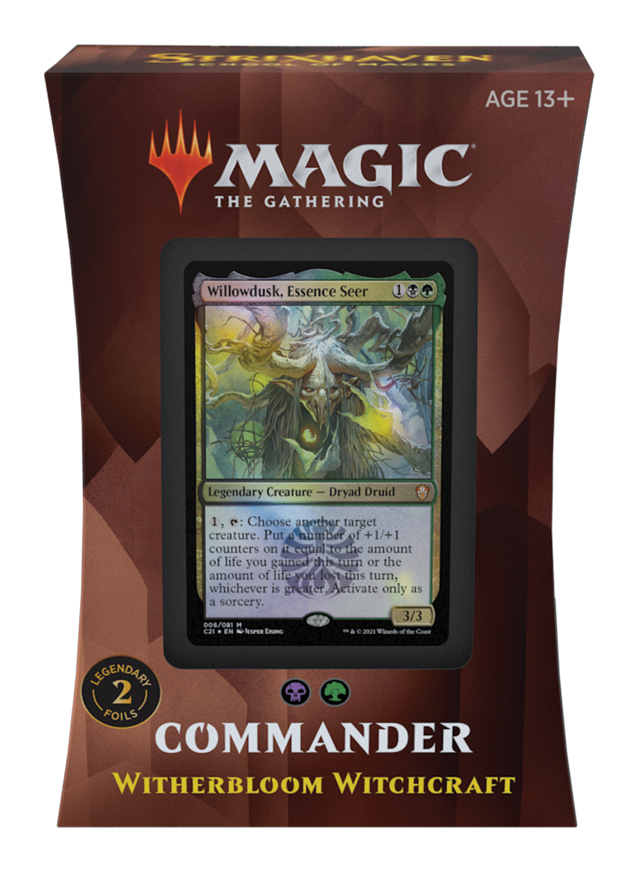Strixhaven Commander 2021 Deck: Witherbloom Witchcraft