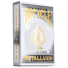 Bicycle Playing Cards: Metalluxe Silver