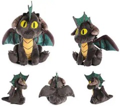 Dungeons & Dragons Phunny Black Dragon 8-Inch Plush