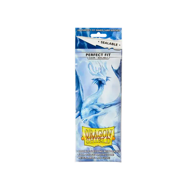 Dragon Shield Perfect Fit Sleeves: Sealable Clear (100ct)