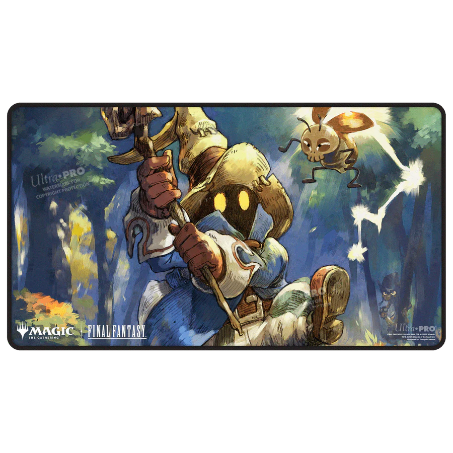 Magic: The Gathering—FINAL FANTASY Vivi Ornitier Black Stitched Playmat