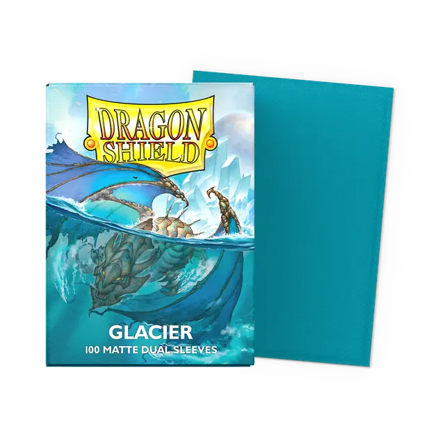 Dragon Shield Dual Matte Sleeves: Glacier (100ct)