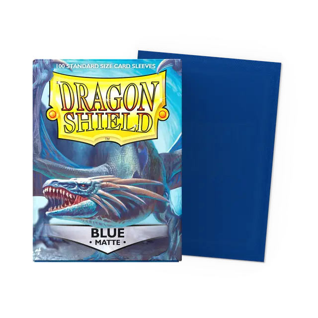 Dragon Shield Sleeves: Matte Blue  (100ct)
