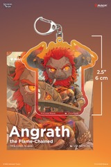 Gatherer's Tavern MTG Keychain - Angrath The Flame-Chained