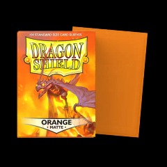 Dragon Shield Sleeves: Matte Orange (100ct)