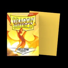 Dragon Shield Sleeves: Matte Yellow (100ct)