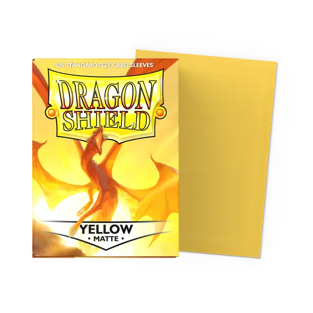 Dragon Shield Sleeves: Matte Yellow (100ct)