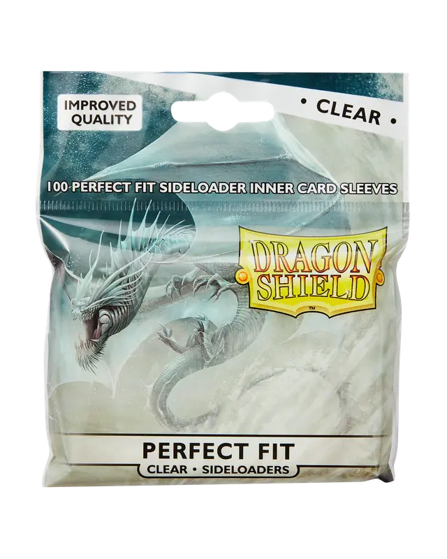 Dragon Shield Perfect Fit Sleeves: Side Load Clear (100ct)