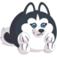 Mini Squishable Husky • 7 Inch