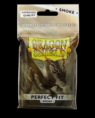 Dragon Shield Perfect Fit Sleeves: Top Load Smoke (100ct)