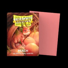 Dragon Shield Dual Matte Sleeves: Peach (100ct)