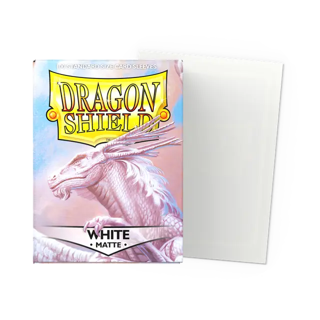 Dragon Shield Sleeves: Matte White (100ct)