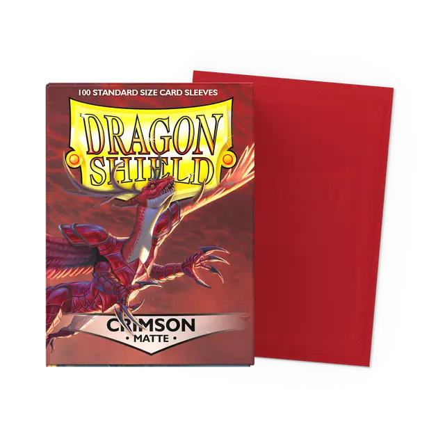 Dragon Shield Sleeves: Matte Crimson  (100ct)