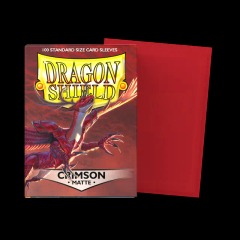 Dragon Shield Sleeves: Matte Crimson  (100ct)