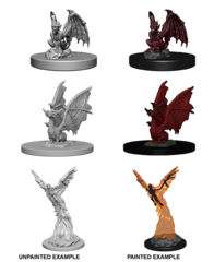 D&D Nolzur's Marvelous Unpainted Minis: W1 Familiars (Firebat, Pseudo-dragon, Imp)