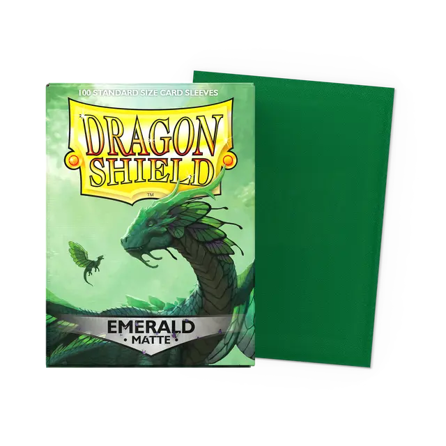 Dragon Shield Sleeves: Matte Emerald  (100ct)