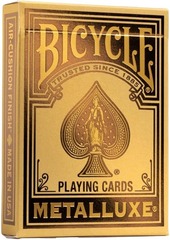 Bicycle Playing Cards: Metalluxe Gold