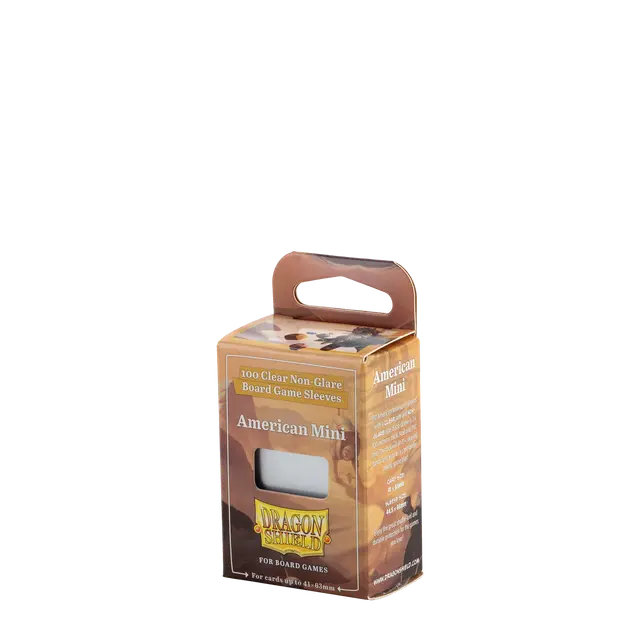 American Mini - Clear/Non-Glare - Board Game Sleeves