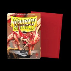 Dragon Shield Sleeves: Matte Ruby (100ct)