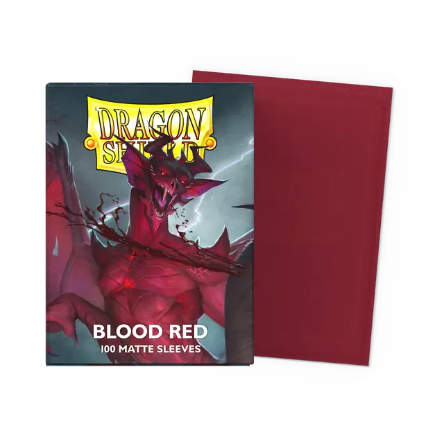 Dragon Shield Sleeves: Matte Blood Red (100 ct)